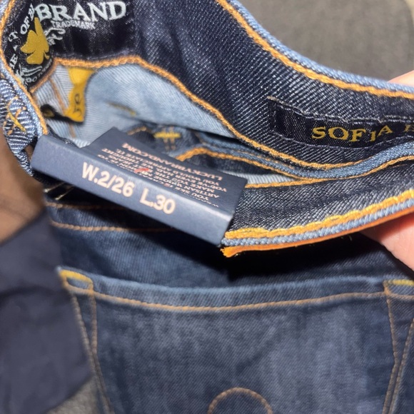 NWT Lucky Brand Dark Indigo Sofia Boot Super Stretch Women’s Jeans Size 2 - Picture 5 of 5